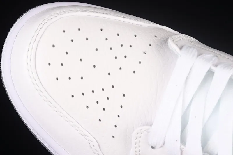 All categories Air Jordan Jordan series basketball shoes Air Jordan 1 Mid Z version Air Jordan 1 Mid AJ1 Joe 1 simple white and gray mid-top retro basketball shoes DR8038-100